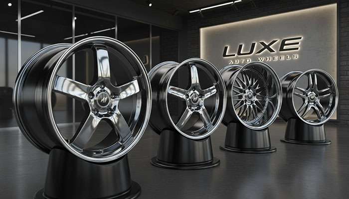 Premium chrome wheels available at Performance Plus Tire - restored or brand new options