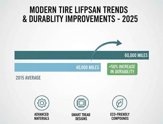 Tire lifespan and durability trends in 2025