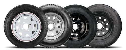 Trailer tire designed specifically for non-powered axles and towing applications